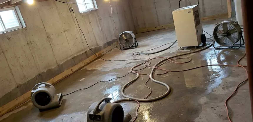 Large-Scale Water Damage Cleanup in Chestnut Mountain